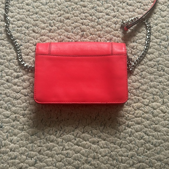 Milly Pink Leather Crossbody Clutch - Picture 3 of 12